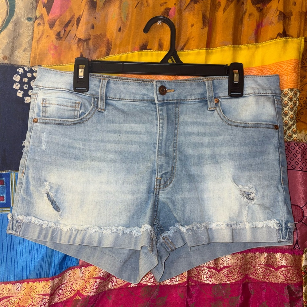 Denim shorts